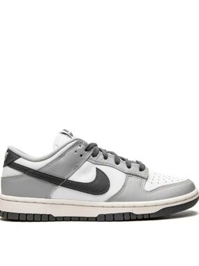 Nike Low-Top Sneakers in White, Light Gray & Dark Gray